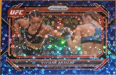 Viviane Araujo 2023 Panini Prizm Under Card UFC Base #73 Blue