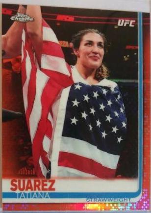 Tatiana Suarez 2019 Topps Chrome UFC Base #29 Orange