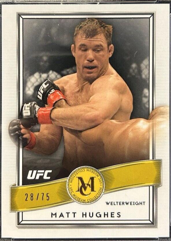 Matt Hughes 2016 Topps UFC Museum Collection Base #5 Gold