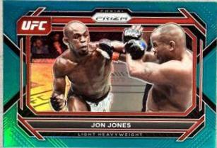 Jon Jones 2023 Panini Prizm UFC Base #74 Green