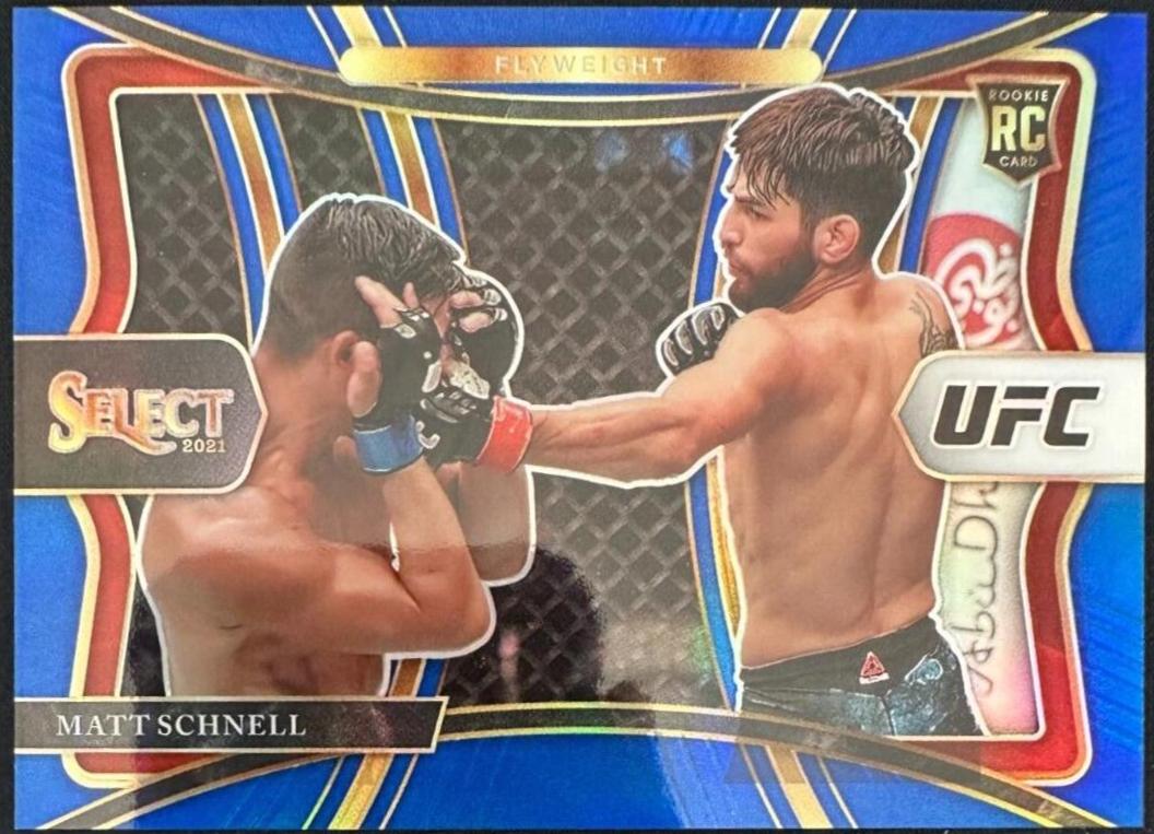 Matt Schnell 2021 Panini Select UFC Premier Level #148 Blue