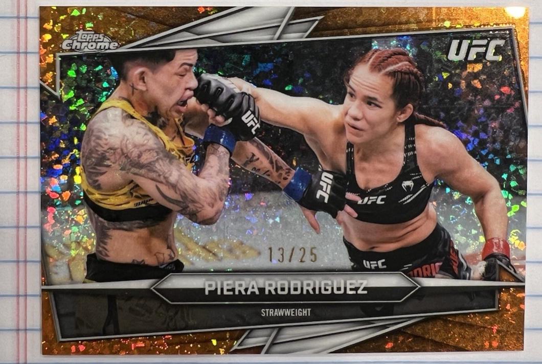 Piera Rodriguez 2026 Topps Chrome UFC Base #85 Orange Refractor