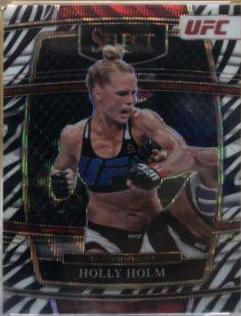 Holly Holm 2022 Panini Select UFC Concourse #19 Zebra