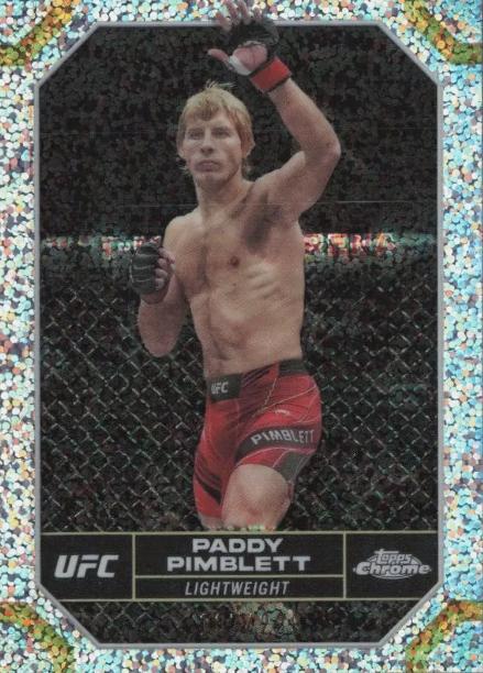 Paddy Pimblett 2024 Topps Chrome UFC Base #151 Speckle Refractor