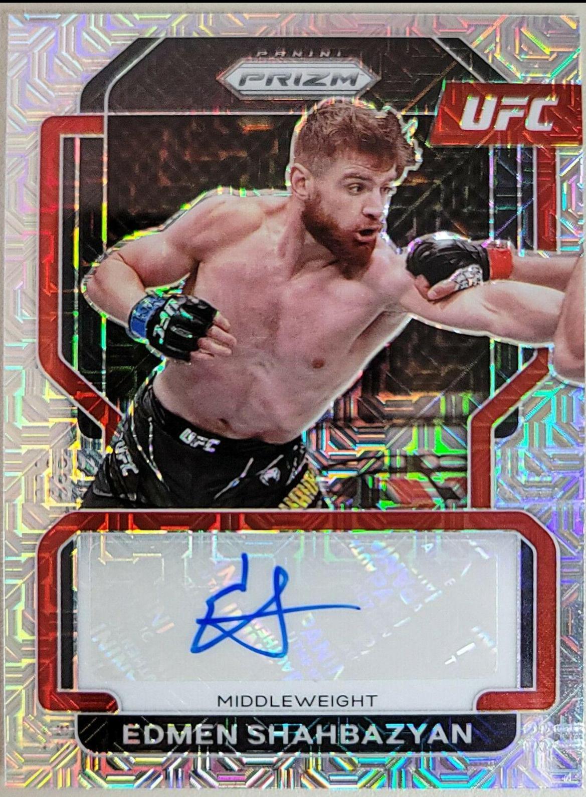 Edmen Shahbazyan 2022 Panini Prizm UFC Signatures #19 Mojo
