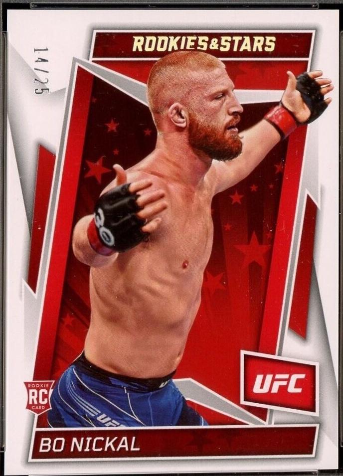 Bo Nickal 2023 Panini Chronicles UFC Base Rookies and Stars #185 Silver