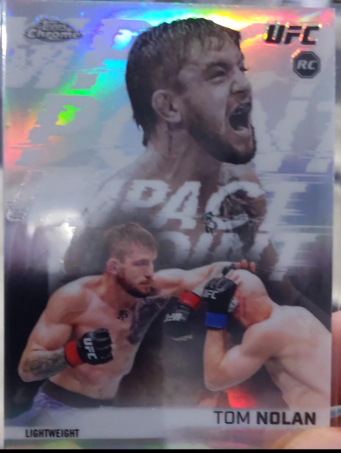 Tom Nolan 2026 Topps Chrome UFC Impact Point #IP-2 Refractor