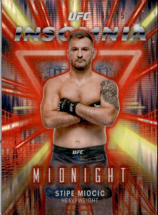 Stipe Miocic 2025 Topps Midnight UFC Insomnia #IN-12 Dusk