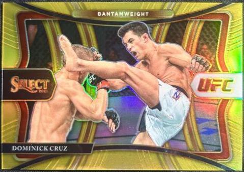 Dominick Cruz 2021 Panini Select UFC Octagonside #209 Gold