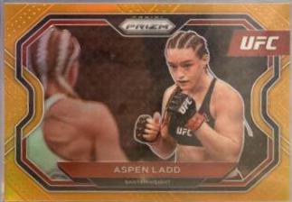 Aspen Ladd 2021 Panini Prizm UFC Base #104 Orange