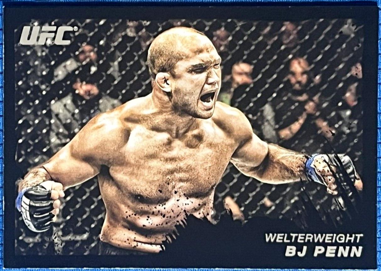 BJ Penn 2011 Topps UFC Moment of Truth Base #130 Onyx