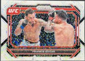 Frankie Edgar 2023 Panini Prizm UFC Base #22 White Sparkle