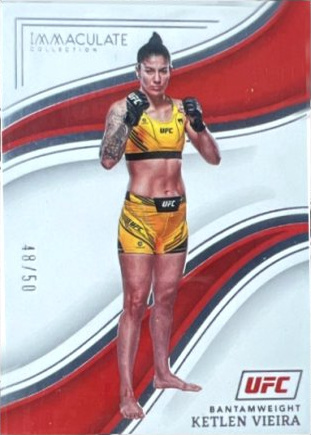 Ketlen Vieira 2023 Panini Immaculate Collection UFC Base #16 Green