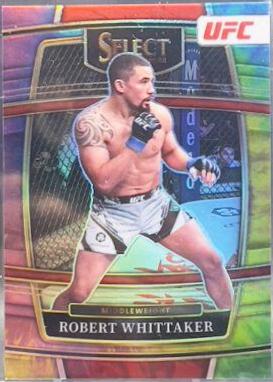Robert Whittaker 2022 Panini Select UFC Concourse #27 Tie Dye
