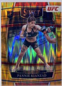 Pannie Kianzad 2022 Panini Select UFC Concourse #71 Orange Flash