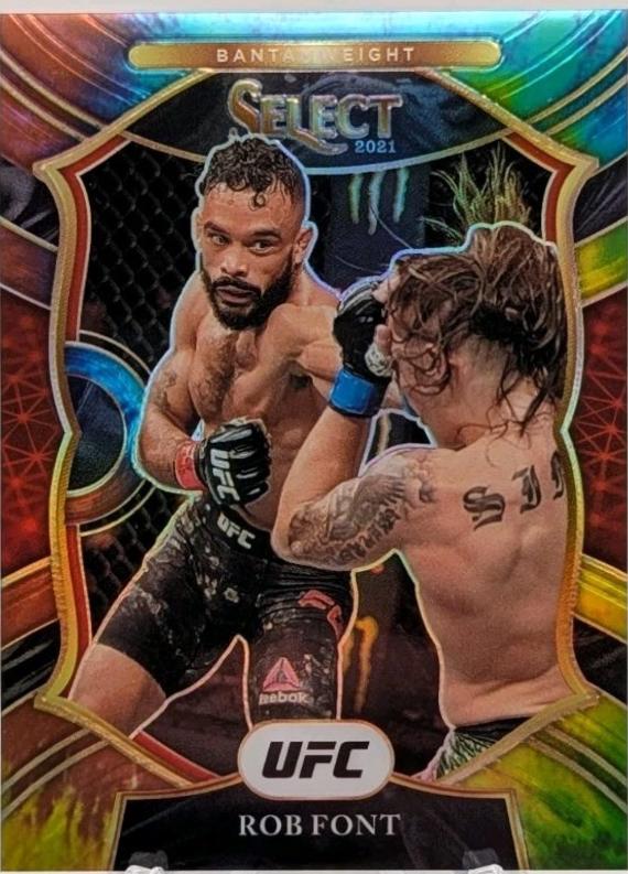 Rob Font 2021 Panini Select UFC Concourse #99 Tie Dye