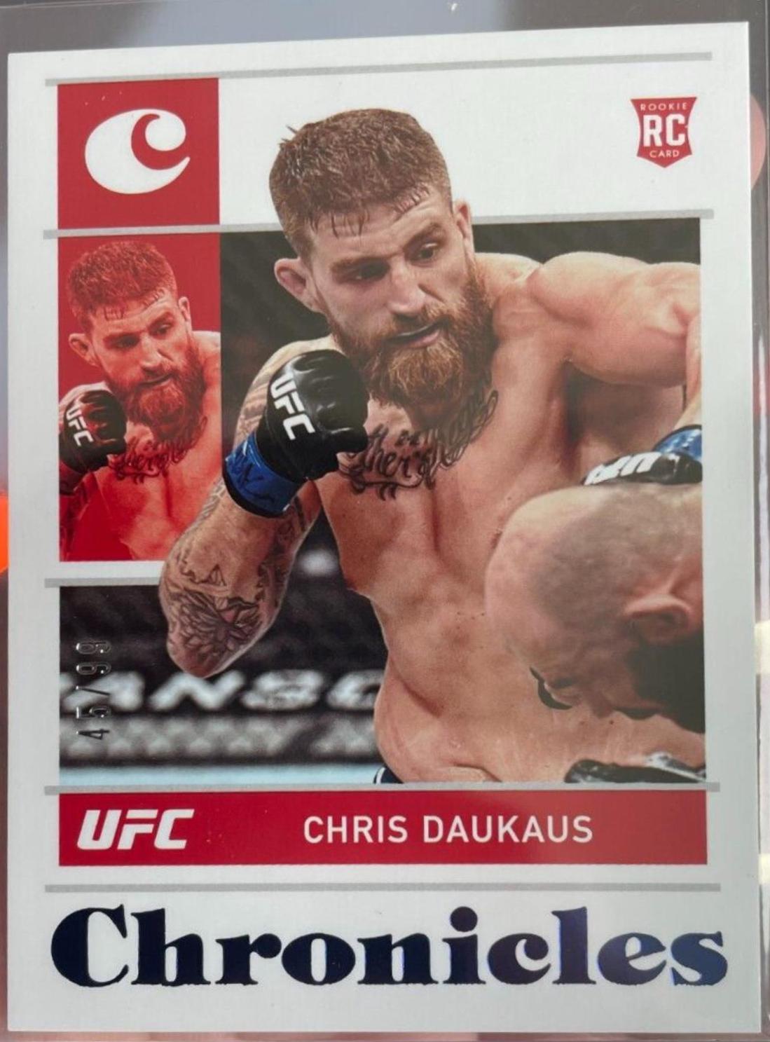 Chris Daukaus 2022 Panini Chronicles UFC Base Chronicles #88 Blue