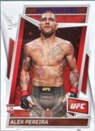 Alex Pereira 2023 Panini Chronicles UFC Base Gala Rookies #499 Blue