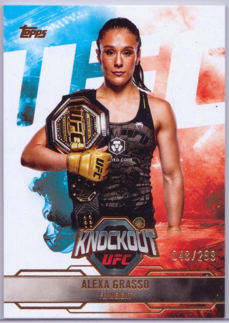 Alexa Grasso 2025 Topps Knockout UFC Base #6 Bronze