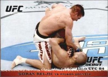 Goran Reljic / Wilson Gouveia 2009 Topps UFC Round 1 Base #83 Red