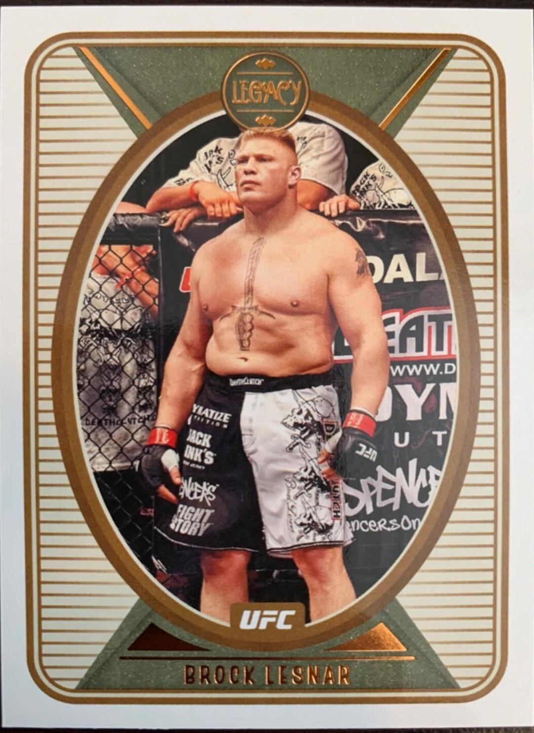 Brock Lesnar 2022 Panini Chronicles UFC Base Legacy #147 Bronze
