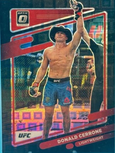 Donald Cerrone 2022 Panini Donruss Optic UFC Base #33 Black Pandora