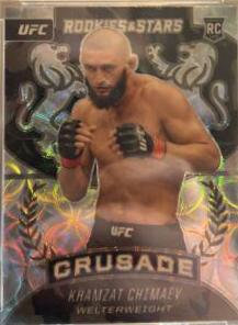 Khamzat Chimaev 2021 Panini Chronicles UFC Base Crusade #234 Asia