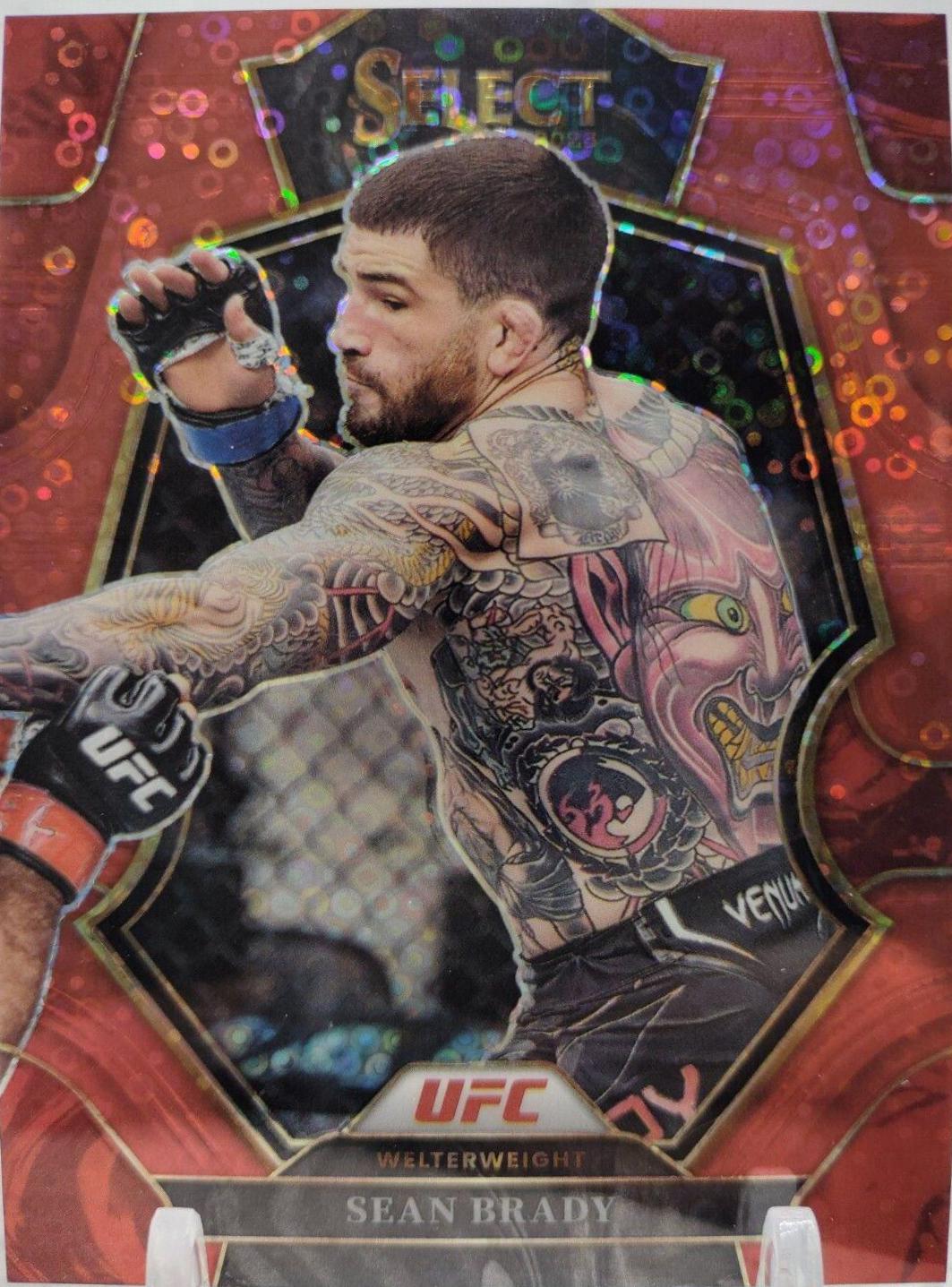 Sean Brady 2023 Panini Select UFC Premier Level #125 Red Disco