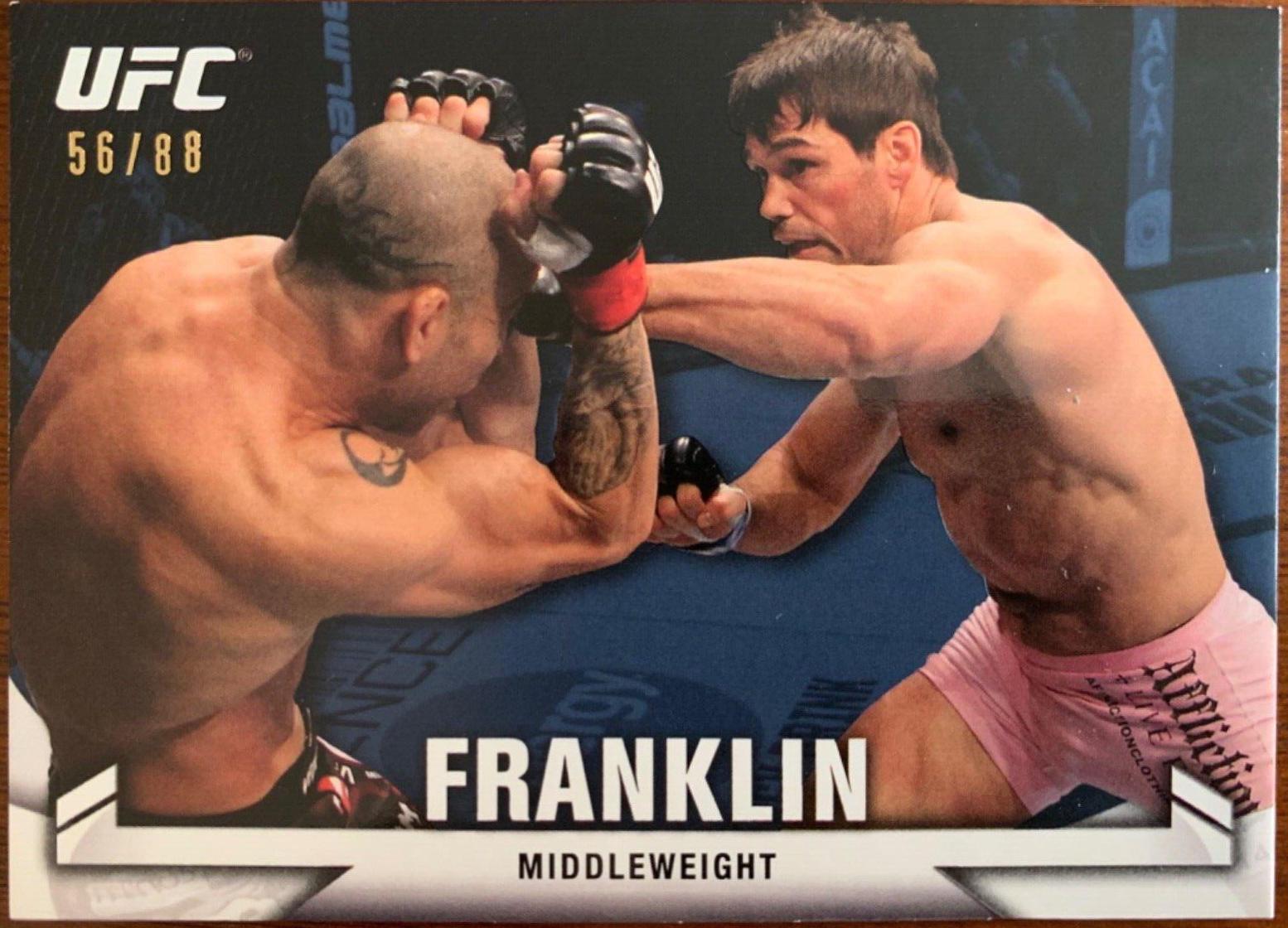 Rich Franklin 2013 Topps UFC Knockout Base #114 Green