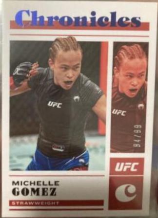 Michelle Waterson-Gomez 2023 Panini Chronicles UFC Base XR #300 Blue