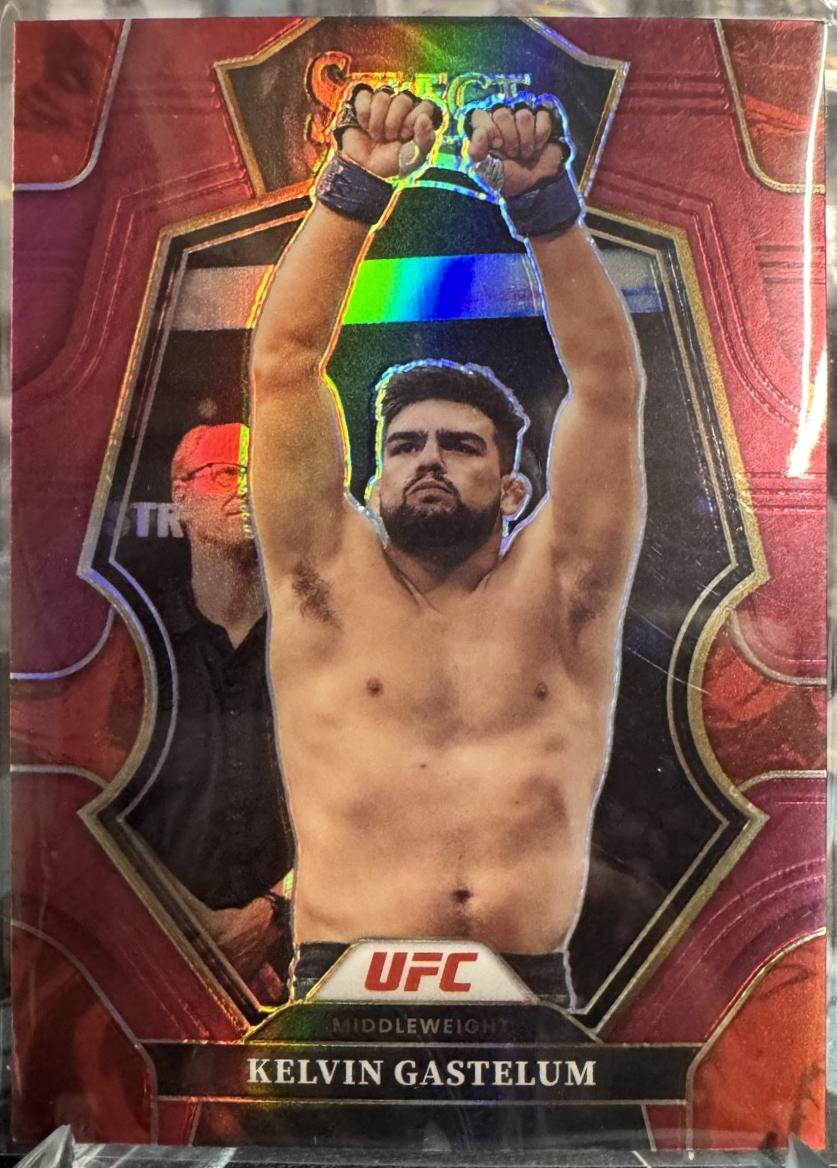 Kelvin Gastelum 2023 Panini Select UFC Premier Level #106 Maroon