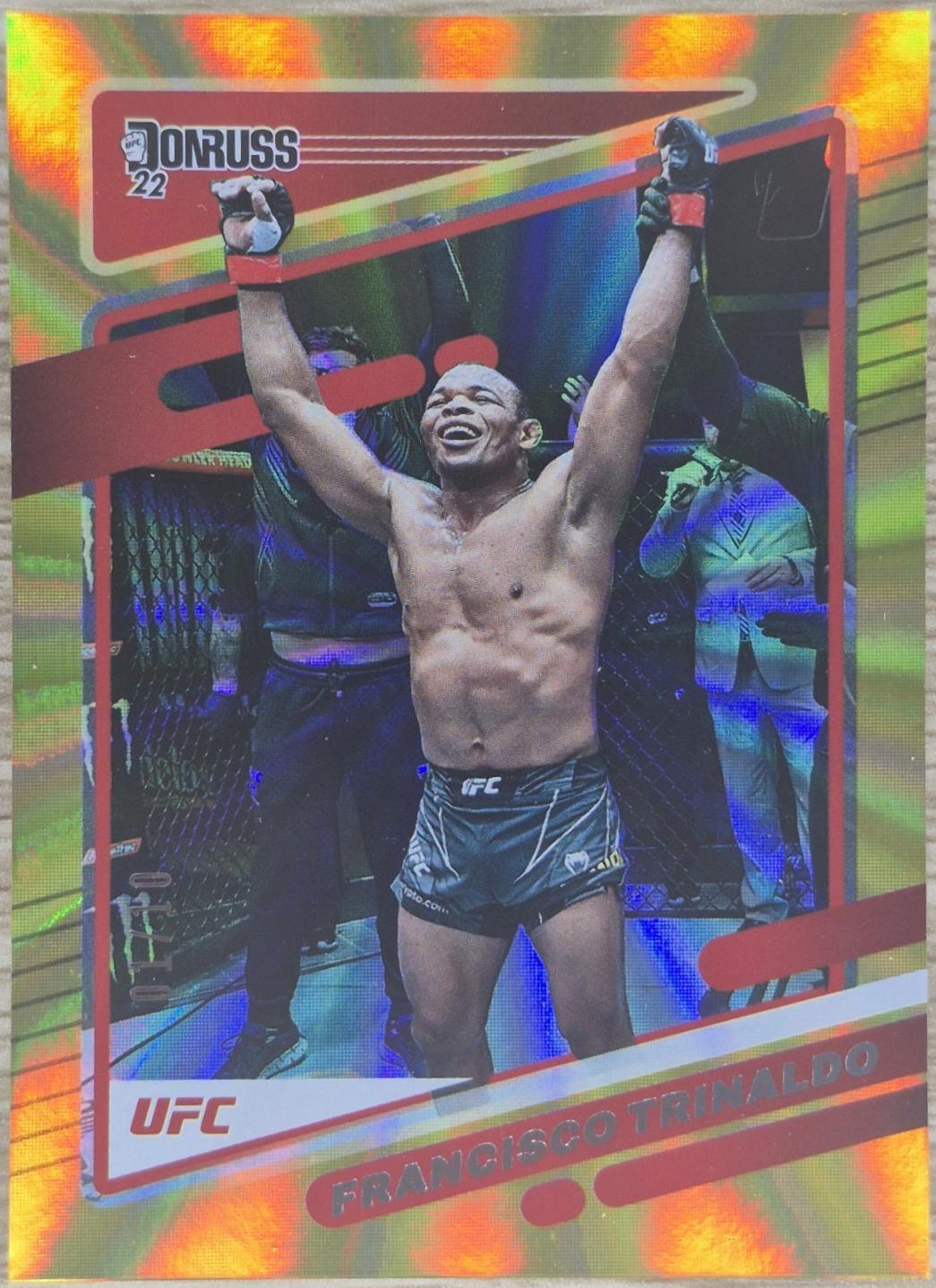 Francisco Trinaldo 2022 Panini Donruss UFC Base #199 Gold