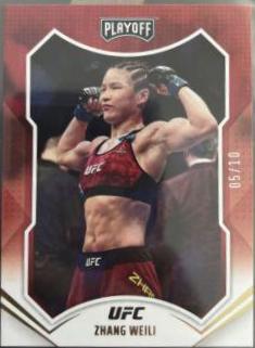 Zhang Weili 2022 Panini Chronicles UFC Base Playoff #161 Gold