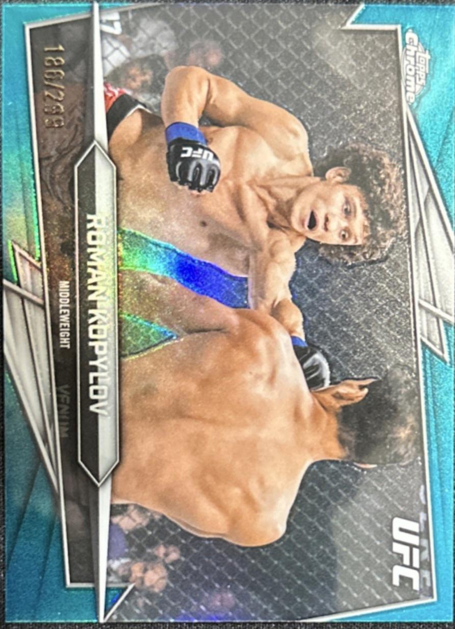 Roman Kopylov 2026 Topps Chrome UFC Base #149 Red Mini Diamonds Refractor