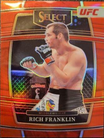Rich Franklin 2022 Panini Select UFC Concourse #72 Red