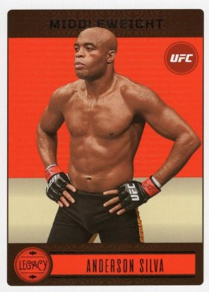 Anderson Silva 2023 Panini Chronicles UFC Base Legacy #147 Platinum