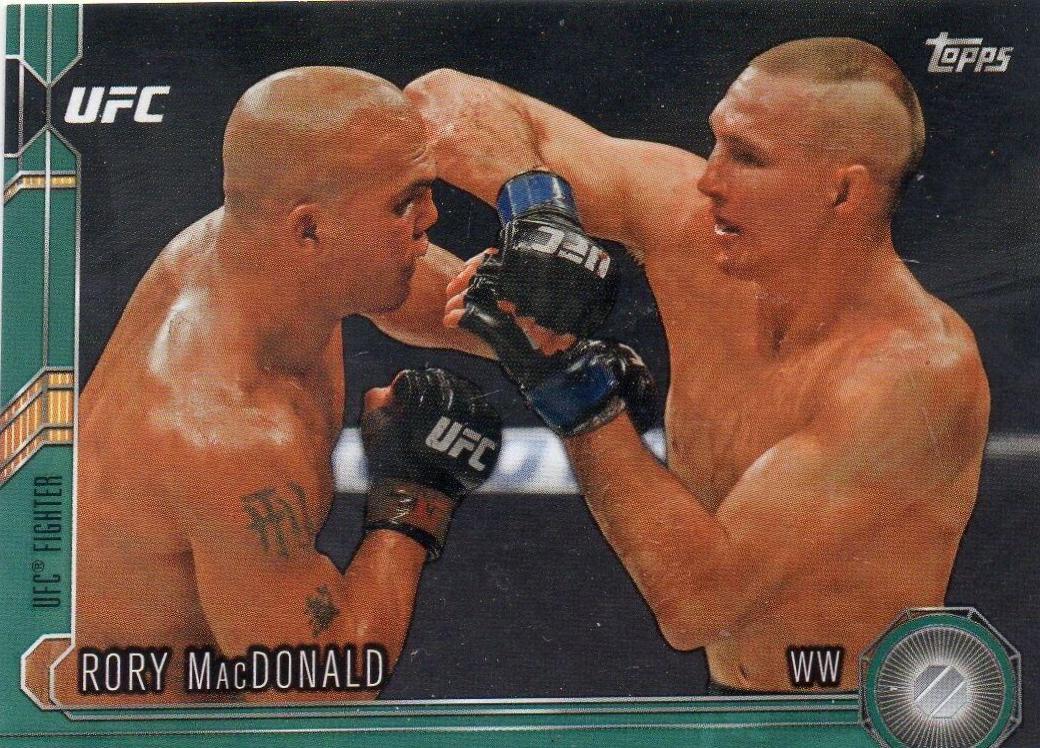 Rory MacDonald 2015 Topps UFC Chronicles Base #95 Green