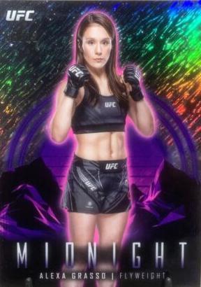 Alexa Grasso 2024 Topps Midnight UFC Base #81 Midnight