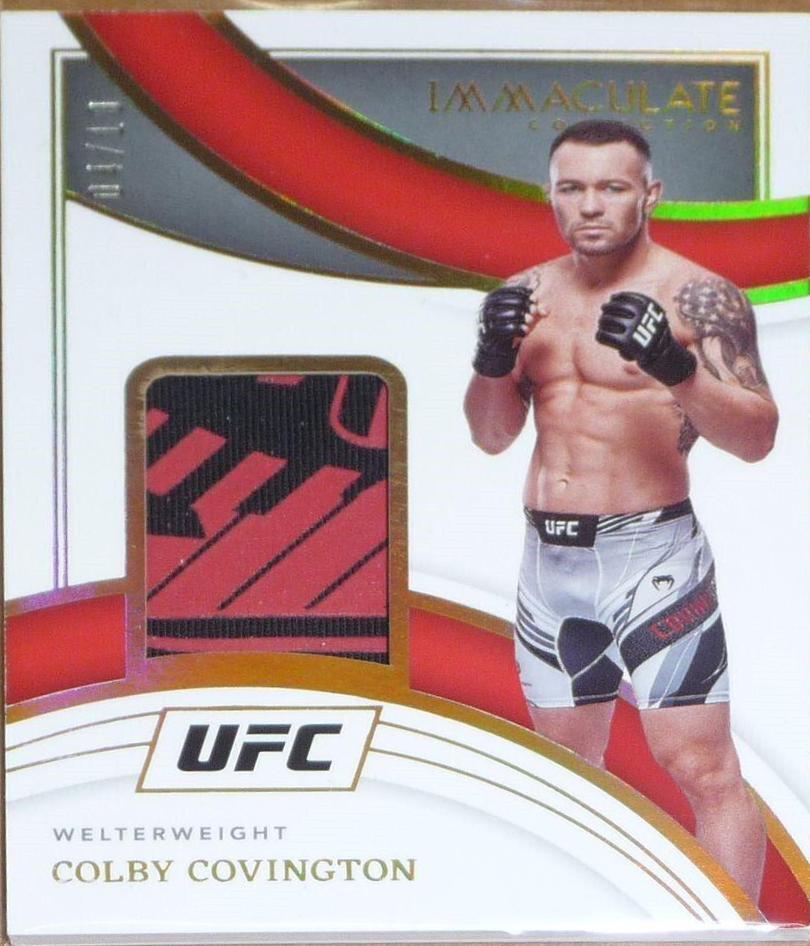 Colby Covington 2022 Panini Immaculate UFC Base #58 Gold