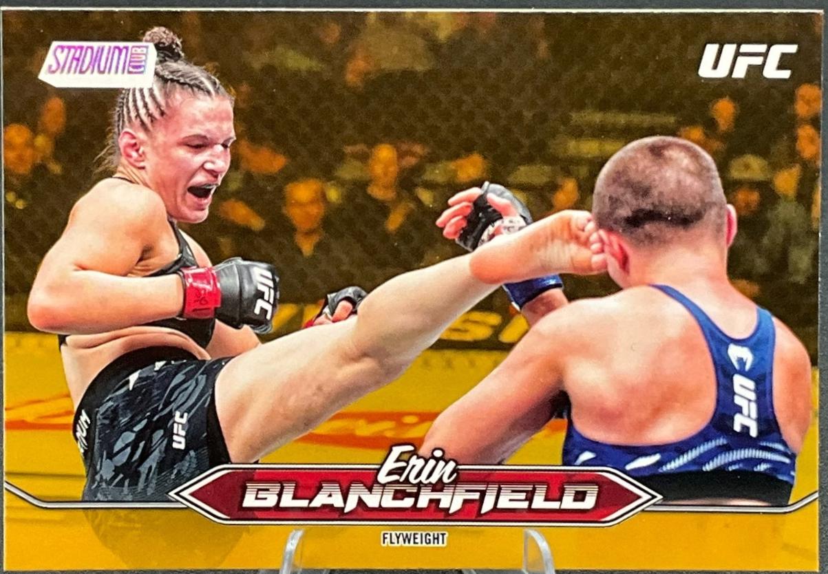Erin Blanchfield 2025 Topps Stadium Club UFC Base #48 Gold
