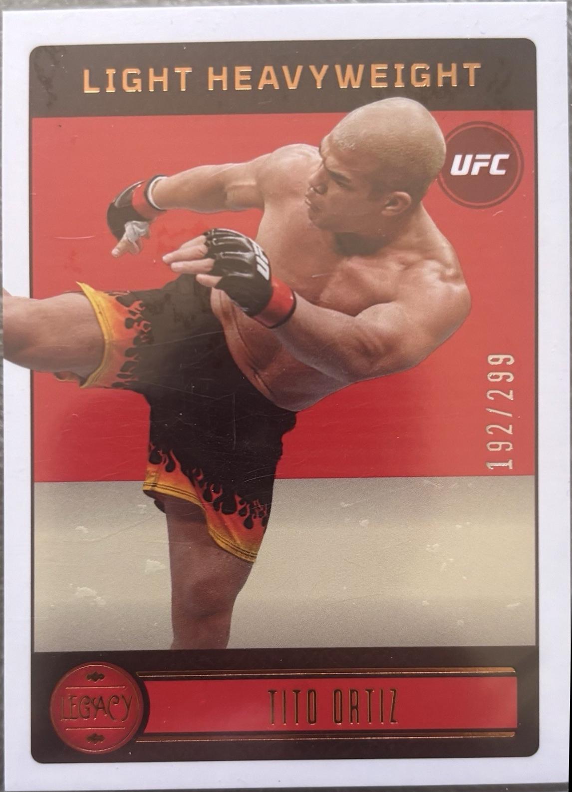 Tito Ortiz 2023 Panini Chronicles UFC Base Legacy #150 Bronze