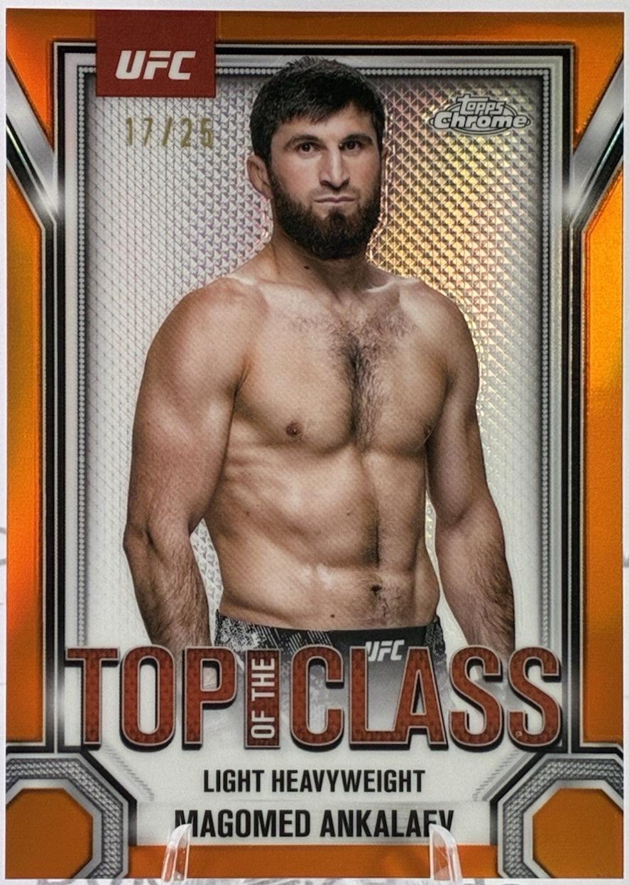 Magomed Ankalaev 2025 Topps Chrome UFC Top of the Class #TTC-2 Orange