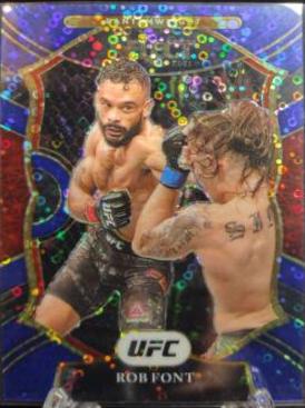 Rob Font 2021 Panini Select UFC Octagonside #292 Blue Disco