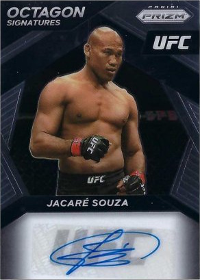 Ronaldo Souza 2021 Panini Prizm UFC Octagon Signatures #2 Blue