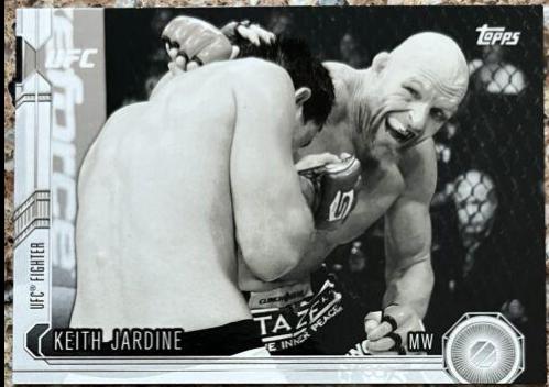 Keith Jardine 2015 Topps UFC Chronicles Base #27 Black and White