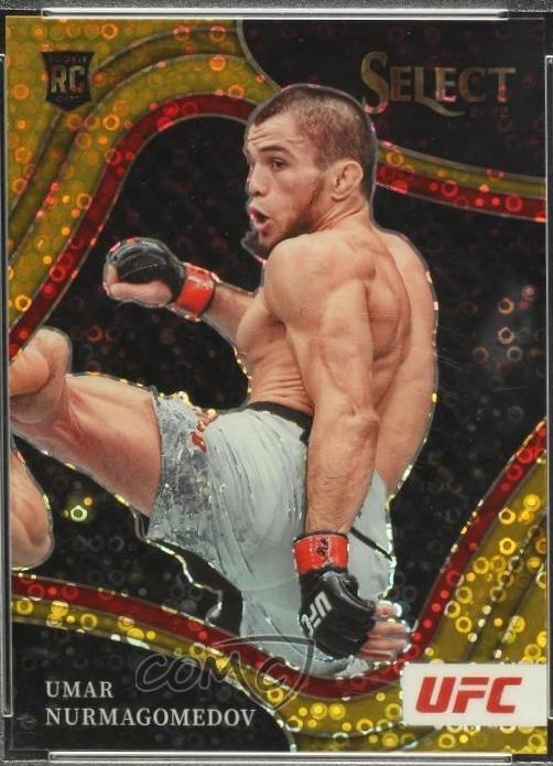 Umar Nurmagomedov 2022 Panini Select UFC Concourse #81 Gold Disco