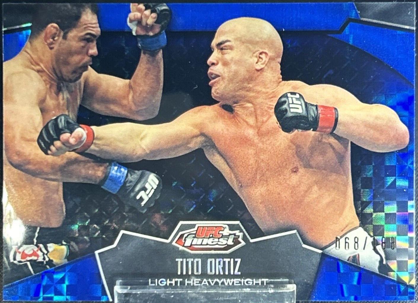 Tito Ortiz 2012 Topps Finest UFC Base #75 Xfractor