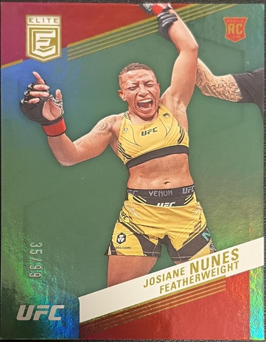 Josiane Nunes 2023 Panini Chronicles UFC Base Elite #259 Orange