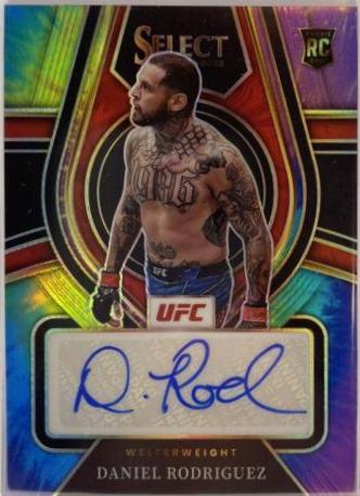 Daniel Rodriguez 2022 Panini Select UFC Rookie Signatures #2 Tie Dye