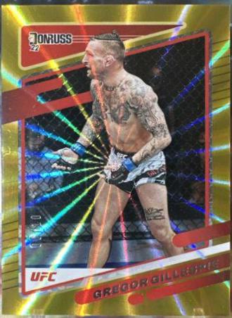 Gregor Gillespie 2022 Panini Donruss UFC Base #107 Gold